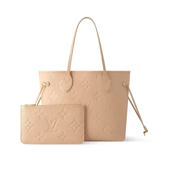 New Louis Vuitton Neverfull MM Sand M14319
Monogram Empreinte Leather - Picture 1 of 6